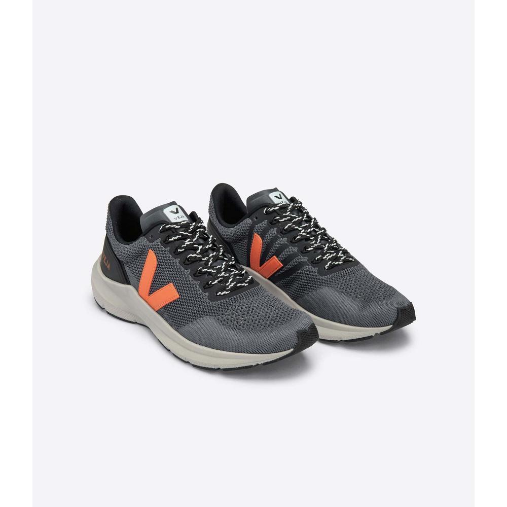 Veja MARLIN LT V KNIT Men's Running Shoes Orange/Black | NZ 148XYU